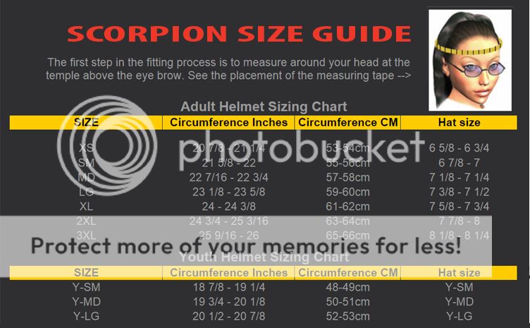 scorpion helmets sizing chart chart paketsusudomba co scorpion helmet sizing chart