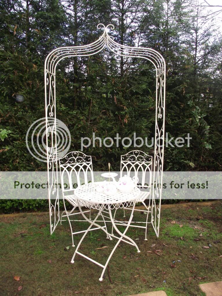 BEAUTIFUL LARGE SHABBY FRENCH CHIC GARDEN ROSE ARBOR ARBOUR ARCH