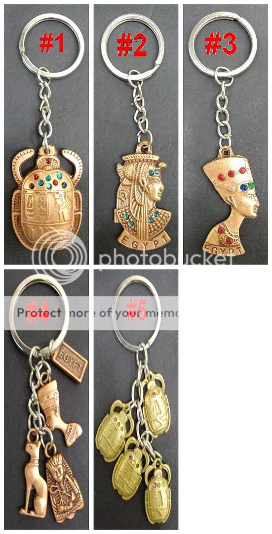 Key Ring Chain Egypt Egyptian Pharaoh Luxury Car Keyrings Keyring